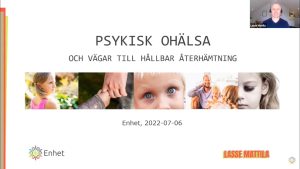 Bild från Lasse Mattilas föreläsning.